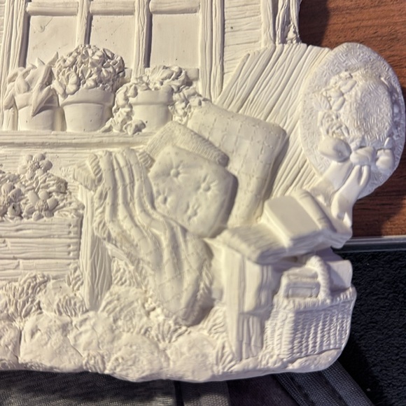 Wee craft garden wall plaque Ready To Paint Cottage Collection - Picture 2 of 7